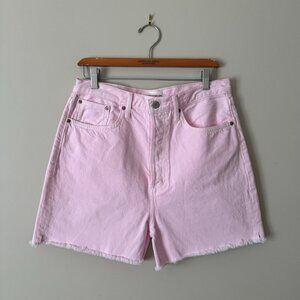 Aritzia Pink Jean Shorts
